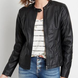 COPY - Faux Leather Jacket from Maurices